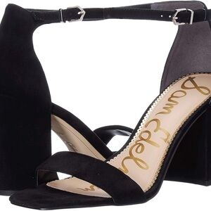 Sam Edelman Daniella block heel black suede size 6 1/2